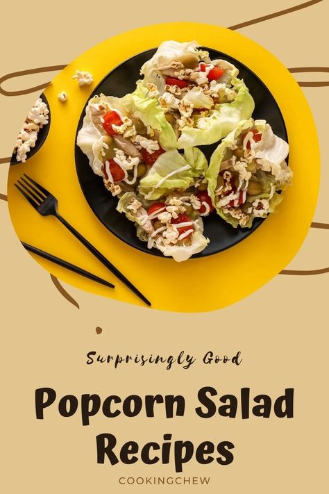 Despite your thoughts on if popcorn belongs in a salad or not, the internet has exploded lately over Popcorn Salad Recipes, so we collected 16 variations worth sharing and trying for yourself! Popcorn Salad, Easy Popcorn, Peanut Butter Popcorn, Mexican Corn Salad, Popcorn Mix, Kale Caesar Salad, Best Popcorn, Food Network Star, Mango Salad