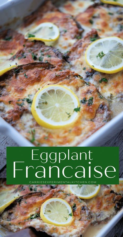 Good Eggplant Recipes, Dinner Recipes With Eggplant, White Eggplant Recipes Easy, Fresh Eggplant Recipes, Eggplant Francaise, Recipes Using Eggplant, Zucchini And Eggplant Recipes, Breaded Eggplant Recipes, Egg Plants Recipe