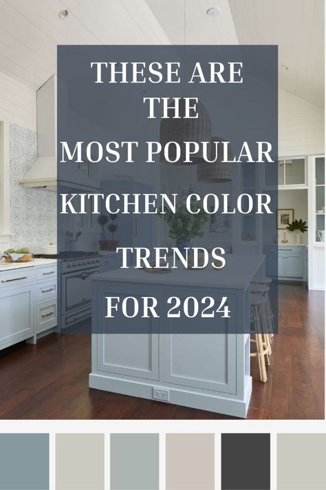 Are you on the hunt for the trendiest kitchen cabinet paint colors? In the midst of a kitchen cabinet remodel or update? look no more! Consider using one of the 20 best and most popular kitchen cabinet paint colors in 2024 according to experts Cabinets For A Small Kitchen, What Color Should I Paint My Cabinets, Kitchen Cabinets And Wall Color Ideas, Kitchen Color Ideas 2024, Most Popular Cabinet Paint Colors, Painted Kitchen Cabinets 2024, Kitchen Remodel Painted Cabinets, Kitchen Cabinets Colours, Best Paint Colors For Kitchen Cabinets