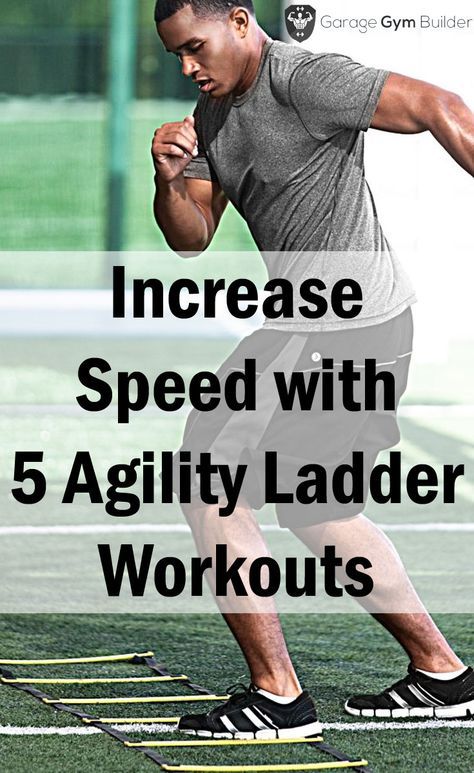 #Agility is the ability of the body to change direction quickly and accurately without losing speed. It is the mark of a superior athlete. The fastest way to increase your agility and improve your multidirectional speed is to train with an agility ladder. In this article we present 5 kick-butt speed and agility ladder #exercises that will make you better at every athletic and sporting activity you put your hand, or foot, to. Agility Ladder Workout, Ladder Workouts, Ladder Exercises, Agility Ladder Drills, Volleyball Conditioning, Garage Gym Ideas, Ladder Workout, Softball Workouts, Agility Workouts