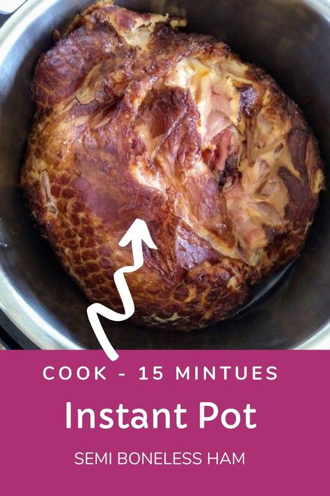 Ham In Instant Pot, Ham In The Instant Pot, Instant Pot Ham Recipe, Cook A Ham, Cook Ham, Types Of Ham, Ham In The Oven, Fresh Ham, Whole Ham