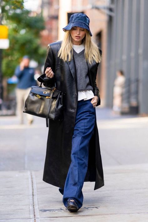 Helsa Hosk Outfits, Soho New York Fashion, Hoskelsa Style, Celebrity Fall Outfits, Elsa Hosk Outfits, Modern Street Style, Models Off Duty Style, Elsa Hosk, Not Love