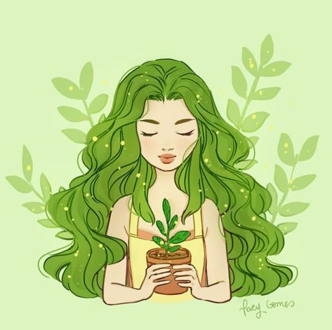 Mother Earth Art, Earth Drawings, Earth Art, Arte Sketchbook, Nature Girl, Diy Art Painting, Girly Art, Art Journals, الرسومات اللطيفة