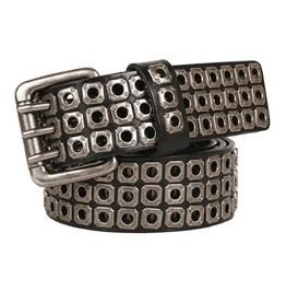 Cowboy Belt, Leather Rivets, Jeans Belt, Leather Belts Men, Jean Belts, Studded Belt, Estilo Punk, Metal Belt, Style Punk