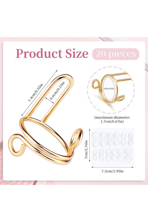 20PCS Wudu Nail Rings with 120PCS Adhesive Nail Tabs ï¼ŒWudu Nail Rings for Acrylic Nails Non-Tarnish Adjustable No Glue No Adhesive Women Gift Ring Set for HALAL NAILS, Nail Art Decoration Wudu Nail Rings, Nail Rings, Nail Ring, Womens Nails, Gift Ring, Nail Art Decorations, Nails Nail, Art Decoration, Ring Gift