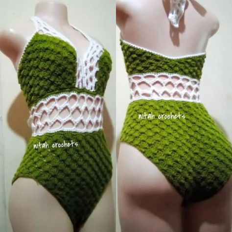 Free Crochet Bathing Suit Pattern, Crochet Bathing Suit Tutorial, Crochet Body Suit, Crochet Swimwear One Piece, Crochet Swimsuit Tutorial, Monokini Crochet Pattern Free, Crochet Monokini Pattern, Crochet Bathing Suit Pattern, Crochet One Piece Swimsuit