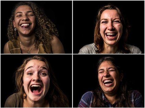 Photo Series Ideas, Laugh Photography, Woman Laughing, Toxic Positivity, Facial Expressions Drawing, People References, Expressions Photography, Women Laughing, Real Woman