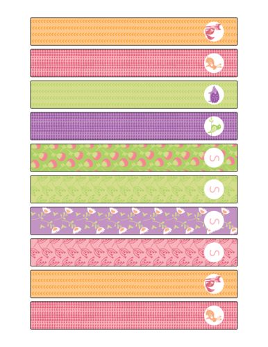 Personalize your child's school items with this printable monogram/initial label template by Lia Griffith. Design features bright, colorful background patterns. Customize with their initial and attach to pencils, pens, and markers. Pencil Labels, Pens And Markers, Monogram Printable, Supply Labels, Diy Labels, Labels Printables Free, School Supply Labels, Colorful Background, Printable Labels