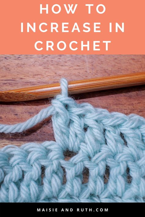 Crochet Increases Increase In Crochet, Crocheting Tutorials, Crochet Help, Crochet Increase, Easy Beginner Crochet Patterns, Learn Crochet, Crochet Beginner, Double Crochet Decrease, Crochet Classes