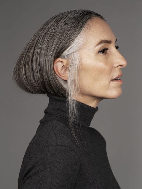 Denise Boomkens, Grey Hair Model, Silver White Hair, Equal Pay, Goth Hair, Hair Locks, Going Gray, Grey Hair Color, 50 Shades Of Grey