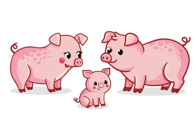 Pig Family, Early Childhood Learning, Preschool Activities Toddler, Family Cartoon, Puppy Play, Family Illustration, All About Animals, Medical Illustration, Art Drawings For Kids