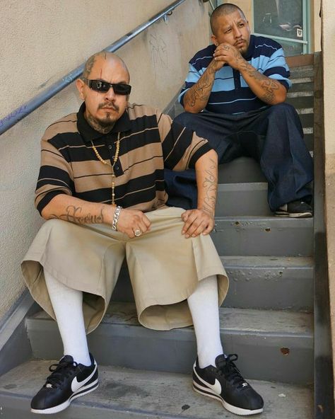 Cholo Style Men Gangsters, Cholo Style Men, Nike Cortez