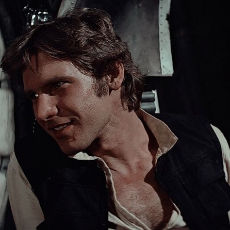 Han Solo Aesthetic, Harrison Ford Han Solo, Star Wars Han Solo, Oki Doki, Star Wars Episode Iv, Star Wars Men, Original Trilogy, Han Solo, Star Wars Pictures