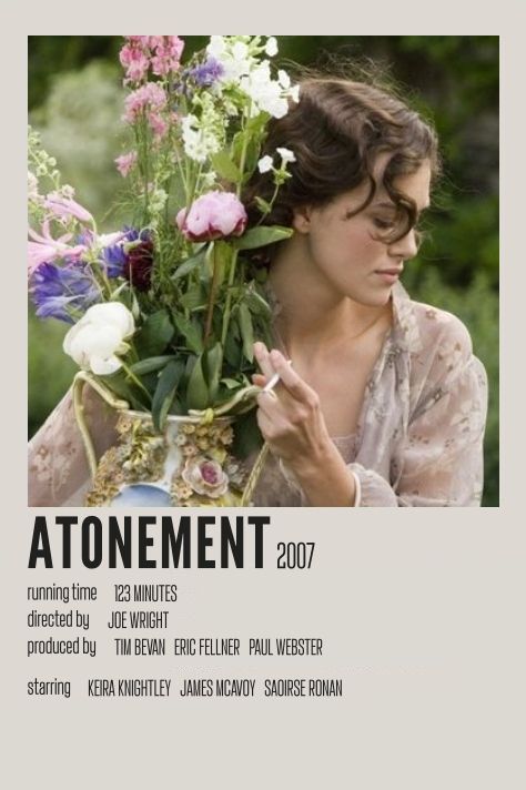 Atonement Polaroid Poster, Atonement Movie Poster, Atonement Poster, Carly Core, Atonement Movie, Polaroid Movie Poster, Period Drama Movies, Light Movie, Movie And Series