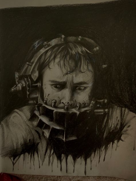 Trap Drawing, Saw Fanart, Reverse Bear Trap, Saw Drawing, Saw Traps, Leigh Whannell, Saw Series, Saw Film, Saw 1