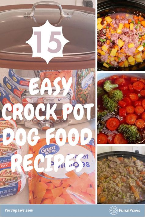 Healthy Crockpot Meals For Dogs Homemade Dog Food For Golden Retrievers, Soft Dog Food Recipes, Canning Dog Food Recipes, Puppy Food Recipes Homemade Dog, Homemade Puppy Food Recipes, Slow Cooker Dog Food Recipes, Crock Pot Dog Food Recipes, Instant Pot Dog Food Recipes, Crockpot Dog Food Recipes Vet Approved