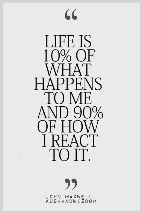 Your reaction matters. #life #quote #inspiration Poetry Success, Quotes Thoughts, Inspiration Quote, Quote Inspiration, Life Quotes Love, Positive Quote, Quotable Quotes, A Quote, Note To Self