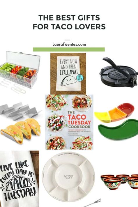 Have a taco lover in the family?? Look no further! These are the best gifts for the Taco Lover in the family! Taco Tuesday Party, Taco Tuesday Recipes, Quesadilla Maker, Taco Gifts, Easy Fish Tacos, Easy Taco Recipes, Potato Bar, Taco Ingredients, Taco Lover