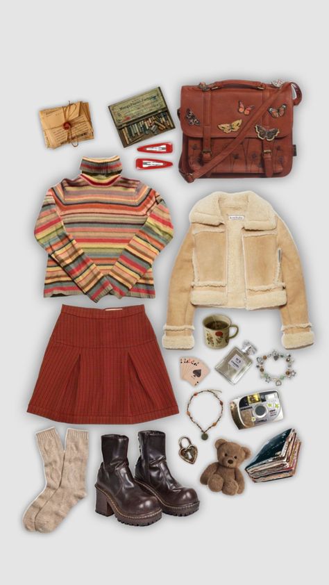 Luna Lovegood Clothes, Luna Lovegood Style, Luna Lovegood Outfits, Harry Potter Outfit, Luna Lovegood Aesthetic, Oxfords Outfit, Mood Clothes, Harry Potter Outfits, Luna Lovegood