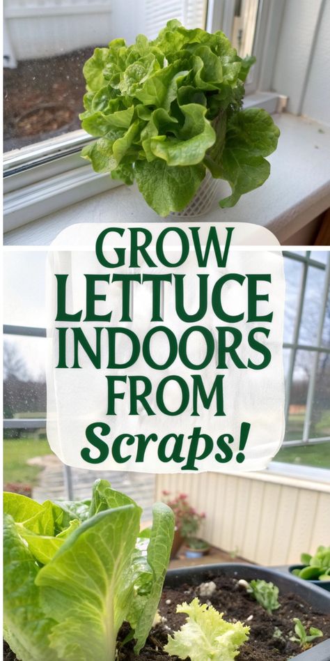 Discover the secrets to hydroponic lettuce success and vertical gardening techniques for limited space! This guide will help you master planting lettuce and creating a thriving salad garden indoors. Great for anyone interested in gardening vertical and romaine lettuce growing! #PlantingVeggies #HydroponicLettuce #SaladGarden Growing Lettuce From Scraps, Keeping Lettuce Fresh Longer, Indoor Salad Garden, Growing Lettuce In Containers, Regrow Lettuce, Plant Lettuce, Romaine Lettuce Growing, Indoor Garden Design, Lettuce Growing