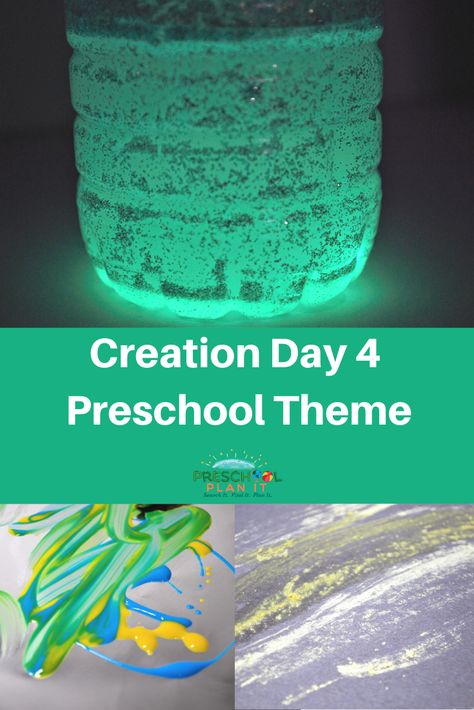 Bereishit Preschool, Creation Day 4 Activities Preschool, Creation Theme Preschool, Creation Day 1 Activities Preschool, Teaching Creation To Preschoolers, Creation Science Experiments, Creation Day 3 Craft Preschool, Creation Day 4 Craft, Creation Art Projects