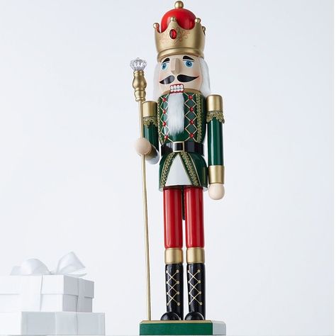 Discover great products at the best prices at Dealmoon. Christmas Cheer Red and Green Nutcracker King with Staff, Created for Macy's. Price:$21.99 Christmas Kingdom, Green Nutcracker, German Nutcrackers, Vintage Nutcrackers, Bird Christmas Ornaments, Holiday Stockings, Friend Christmas, Nutcracker Christmas, Vintage Ornaments