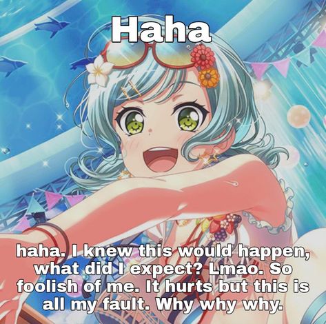 Bandori! Cute meme Losing Will To Live, Im Losing My Mind Funny, Bandori Vents, My Will To Live, Will To Live, Memes Lol, Hashtag Relatable, Im Going Crazy, Fb Memes