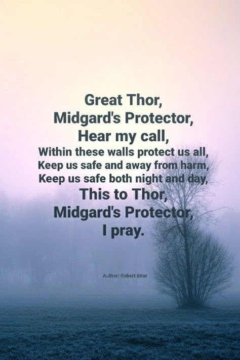 Evening prayer to Thor, the protector. Thor Offerings, Offerings To Odin, Thor Norse Mythology Art, Thor Deity, Norse Prayers, Pagan Prayers, Viking Prayer, Odin Norse Mythology, Norse Paganism