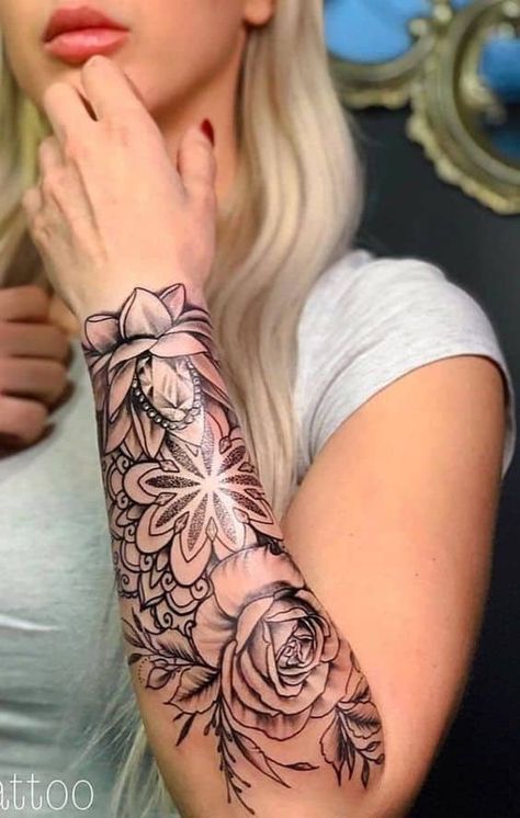 Cat Tattoos, Tattoos Geometric, Tiny Tattoo, Full Sleeve Tattoos, Tattoo Designs For Girls, Diy Tattoo, Arm Tattoos For Women, Tattoo Feminina, Tattoos Designs