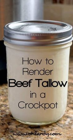 Render Beef Tallow, Traditional Eating, Making Skin Care Products, Rendering Lard, Tallow Recipe, How To Render, Sustainable Ideas, Nourishing Traditions, Beef Tallow