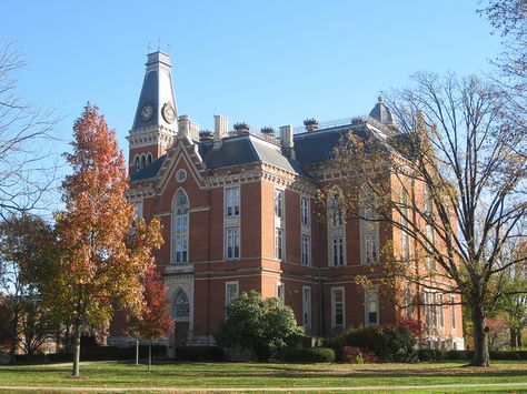 DePauw U. GO TIGERS! Depauw University, Gothic Revival, Dream School, College Campus, University Campus, Alma Mater, The Building, Next Chapter, College Life