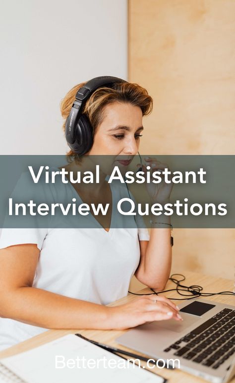 Top 5 Virtual Assistant interview questions with detailed tips for both hiring managers and candidates. Executive Assistant Job Description, Administrative Assistant Interview Questions, Administrative Assistant Job Description, Virtual Assistant Jobs, Business English, Executive Assistant, Interview Questions And Answers, Time Management Skills, Job Board