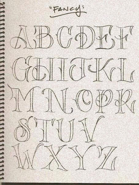 Alphabet letter templates