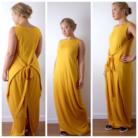 Kielo wrap maxi dress - Self Assembly Required Wrap Dresses Diy, Kielo Wrap Dress, Paper Dress Patterns, Diy Maxi Dress, Simple Maxi, One Shoulder Dress Long, Dress Paper, Wrap Dress Pattern, Paper Dress