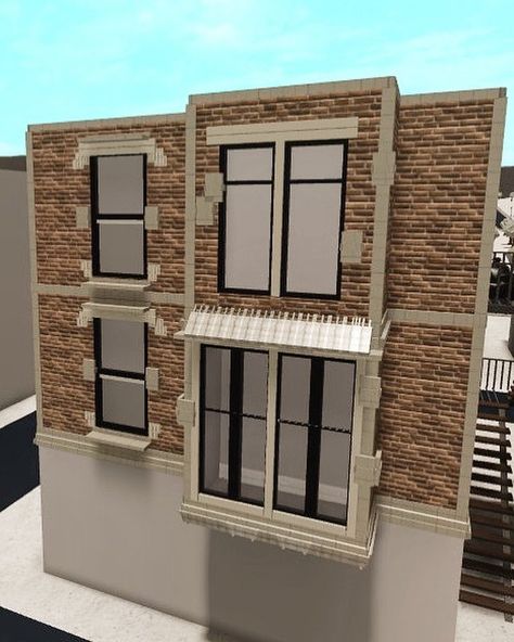 New York Bloxburg Apartment, City Inspo Bloxburg, Bloxburg Skyscraper, Bloxburg Apartment Exterior, Bloxburg City Ideas, Bloxburg City Layout, Bloxburg Town Ideas, Bloxburg Nyc, Bloxburg Inspiration