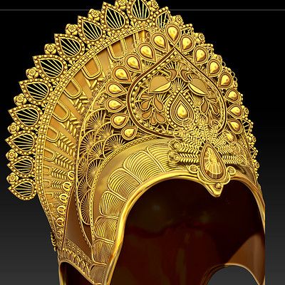 Search Indian Crown Design, Gold Mukut, Krishna Crown, Indian Crown, Krishna Mukut, Temple Jewelery, Gold Temple Jewellery, Swami Samarth, The Mahabharata