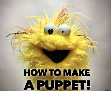 How to Make an Easy Puppet - Puppet Nerd Homemade Puppets Diy, Hand Puppet Sewing Pattern, Making A Puppet, Free Puppet Patterns, Puppet Making Ideas, Hand Puppets Diy, Puppet Patterns Free, Puppet Nerd, Homemade Puppets