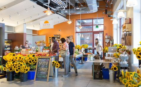 Gallery of Boston Public Market / Architerra - 13 Boston Public Market, Grocery Market, White Canopy, Outdoor Eating, Public Market, Corrugated Metal, Sustainable Food, Retail Design Blog, Food Hall