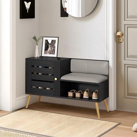 Entryway Organization Ideas, Entryway Shoe Storage Bench, Command Center Wall, Storage For Entryway, Shoe Storage Entryway, Shoe Storage Bench Entryway, Home Yoga Room, Storage Entryway, Woodworking Project Ideas