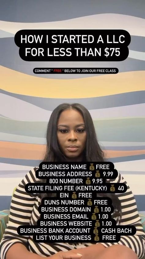 🎬 Lights, camera, action! Here’s the PLAY 🎬 💰💼 Creating an LLC doesn’t have to break the bank! Choose a state with low filing fees, but remember to do your research on state laws and tax regulations before diving in. 🏢 Set up your business structure flawlessly. 🏦 Build business credit history. 💪 Solid and clean personal credit profile. 🏦 Ready to level up? Check out banks like Truist, Key Bank, and Citizens that offer no doc funding. Apply for business funding and watch your $60 LLC transform into a $100k in business funding! 💰 Ready to learn more comment FREE below to@join your free master class on 📆 November 13th 🚀 Don’t miss this incredible opportunity to make your entrepreneurial dreams a reality! Start the reel rolling now! 🌟💼💸⁣ .⁣ .⁣ .⁣ .⁣ .⁣ #branding #business #busine Build Business Credit, Eyelash Studio, Business Tax Deductions, Small Business Funding, Business Strategy Management, Llc Business, Build Business, Money Saving Methods, Saving Plan