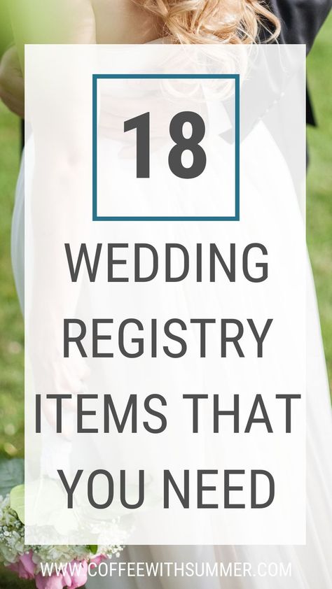 The Best Wedding Registry Items That You Need | Wedding Planning Tips | Wedding Registry Tips | Wedding Registry Essentials | Bride-To-Be Tips | What To Put On Your Wedding Registry | Wedding Registry Checklist | The Ultimate Wedding Registry Checklist | Zola Weddings | Zola Wedding Registry | Wedding Registry Ideas | Wedding Registry Must-Haves Must Haves For Wedding Registry, Things To Put On Registry Wedding, Best Things To Put On Wedding Registry, What To Register For Wedding, Things To Put On A Wedding Registry, Crate And Barrel Wedding Registry Ideas, What To Put On A Wedding Registry, Must Have Registry Items Wedding, Things To Add To Wedding Registry