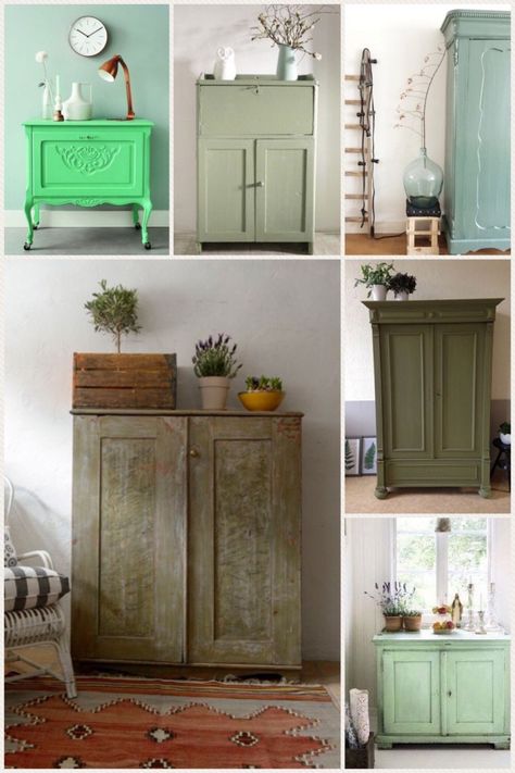 Antieke kast verven, hot or not? (28x inspiratie) - One Hand in my Pocket Grown Up Bedroom, Painting Antique Furniture, Flipping Furniture, Diy Furniture Plans, Furniture Makeover, Antique Furniture, Armoire, Interior Design, House Styles