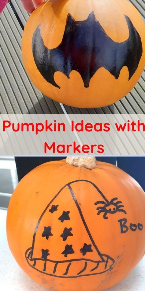 Sharpie Pumpkin Decorating, Coloring Pumpkins With Markers, Decorate Pumpkins With Markers, Draw On Pumpkins With Sharpie, Decorating Small Pumpkins, Sharpie Pumpkin Art, Drawing On Pumpkins With Sharpie, Sharpie Pumpkins, Sharpie Pumpkin