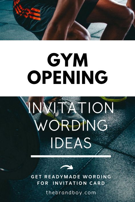 Gym Opening Invitation, Gym Grand Opening Ideas, Gym Grand Opening, Invitation Message, Opening Invitation, Grand Opening Invitations, Open Word, Gym Center, Invitation Letter