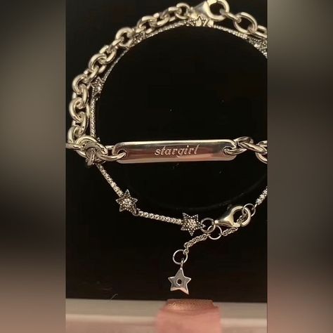 Stargirl bracelet Stargirl Bracelet, Pandora Accessories, Jewelry Star, Merch Ideas, Star Girl, Pandora Bracelet, Silver Jewelry, Bracelet, Iphone