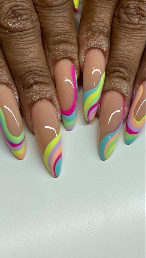 spring nail designs spring nail art spring nail inspiration | Spring Nails 2024 Mother’s Day Nails Ideas, Mother’s Day Nail Designs, Mothers Day Nails Acrylic, Almond Designs Nails, Long Almond Acrylic Nails Art Designs, Almond Abstract Nails, Mother Day Nails Designs, Mother Day Nails, Rave Nails Acrylic