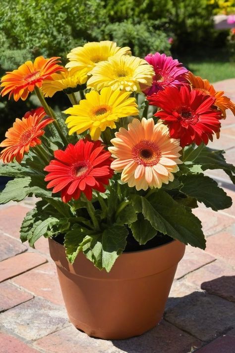 Love Gerber daisies? Focal Flowers, Gerbera Flower, Flower Identification, Gerber Daisy, Insecticidal Soap, Gerber Daisies, Powdery Mildew, Gerbera Daisy, Neem Oil