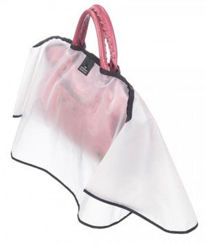 Handbag Raincoat | Real Simple’s mission, through its 15 years, has been to simplify your life with smart finds like these. Purse Covers, Girls Raincoat, Desain Pantry, Natural Everyday Makeup, Clear Handbags, Plastic Raincoat, Shoes Hack, Medium Handbags, Real Simple