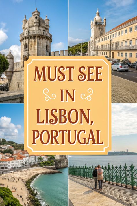 Heading to Lisbon, Portugal? Here's your guide to the must see in Lisbon, Portugal! From the iconic Tram 28 🚋 to the majestic São Jorge Castle 🏰, explore the best attractions and hidden gems. Immerse yourself in the rich history and vibrant culture of Lisbon's charming neighborhoods. 🌆 Don't miss out on these unforgettable experiences! ✨ Things To Do In Portugal, Lisbon Portugal Travel, Portugal Trip, Douro Valley, Packing List For Travel, Going On Holiday, Portugal Travel, Medieval Town, River Cruises