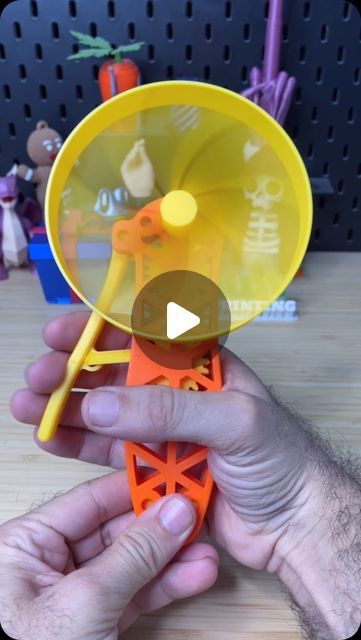 Kady 3D Printing on Instagram: "3D Printed Ruggedized Squeeze Fan | STL at bio | Filament by @esun3dprinting | STL from @printablescom #3dprinting #3dpainter #3dprinted" 3d Printing, Fan, Instagram